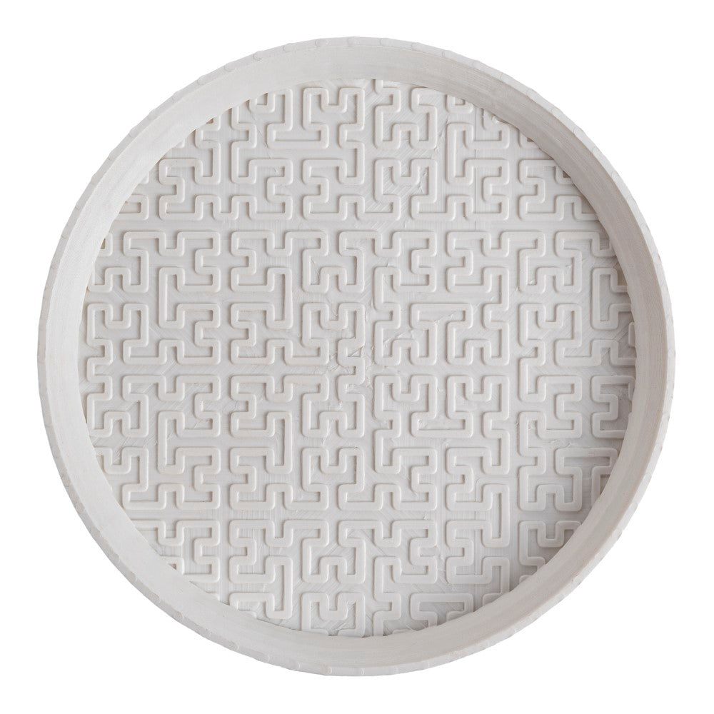 Drew Modern Geometric Indoor Eco-Friendly 3D Printed Plant Saucer - Happimess