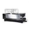Compact 2-Tier Dish Drying Rack & Deep Drain Tray
