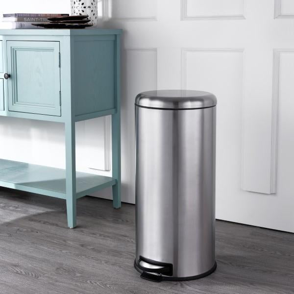 Nathan 30 Liter/8 Gallon Trash Can with Free Mini Nathan - Happimess