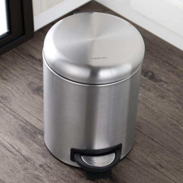 Nathan 30 Liter/8 Gallon Trash Can with Free Mini Nathan - Happimess