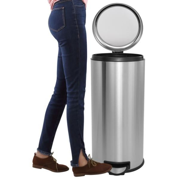 Nathan 30 Liter/8 Gallon Trash Can with Free Mini Nathan - Happimess