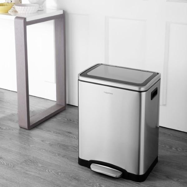 Elmo 30 Liter/8 Gallon Double-Bucket Trash Can - Happimess