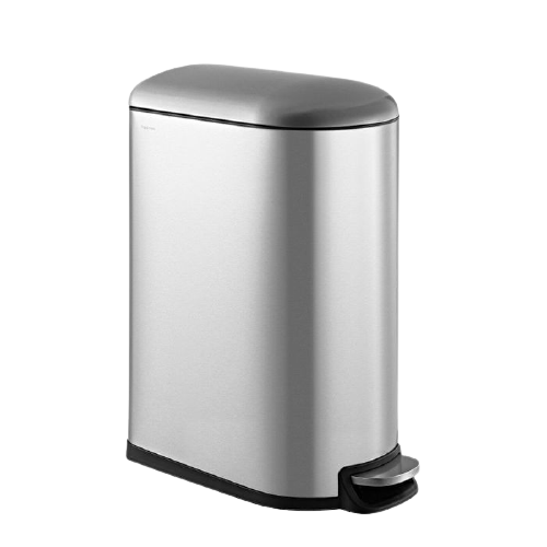 Rassol Mini 10 Liter/2.6 Gallon Step-Open Trash Can