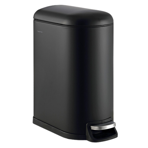 Slyd 40 Liter/10.6 Gallon Step-Open Trash Can - Happimess