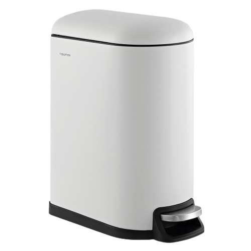 Slyd 40 Liter/10.6 Gallon Step-Open Trash Can - Happimess