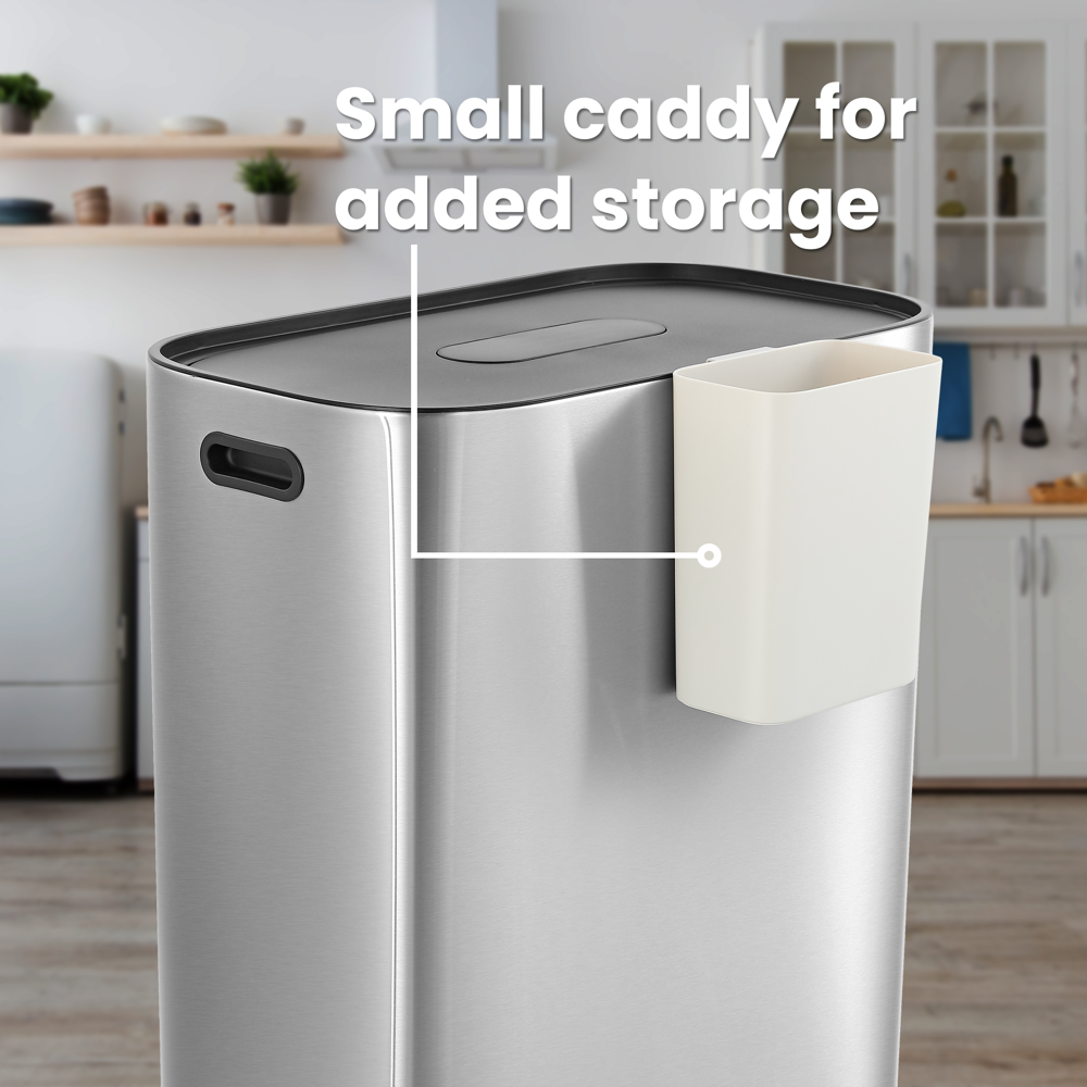 Beni 60 Liter/16 Gallon Kitchen Trash/Recycling Trash Can - Happimess