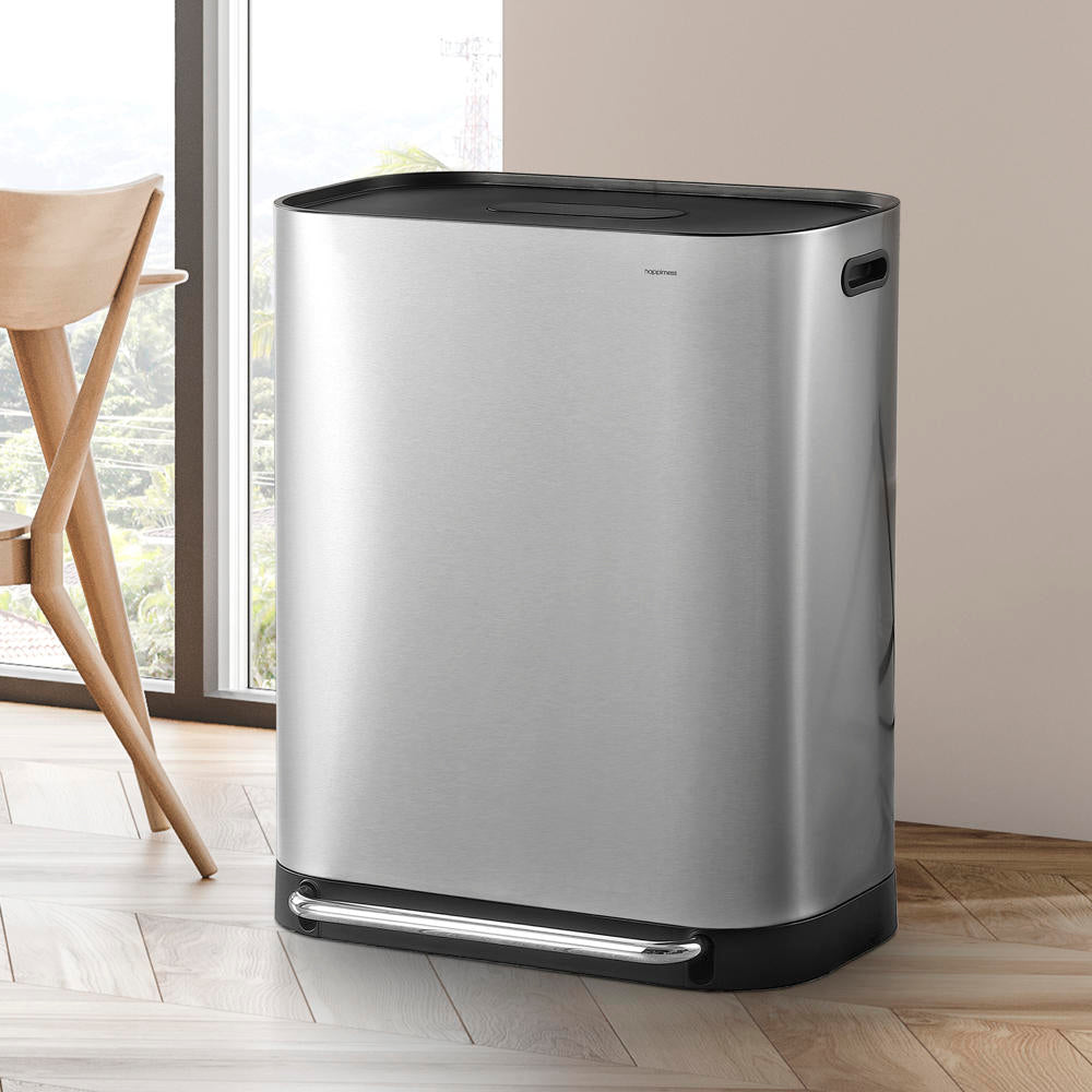 Beni 60 Liter/16 Gallon Kitchen Trash/Recycling Trash Can - Happimess