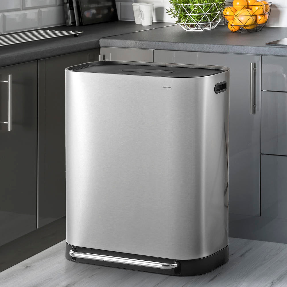 Beni 60 Liter/16 Gallon Kitchen Trash/Recycling Trash Can - Happimess