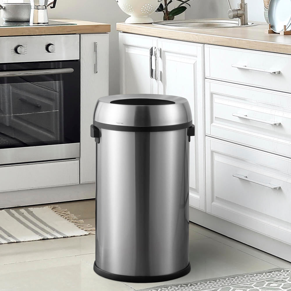 Chuck 65 Liter/17.2 Gallon Kitchen/Office Trash Can - Happimess