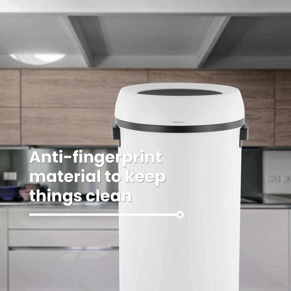 Chuck 65 Liter/17.2 Gallon Kitchen/Office Trash Can - Happimess