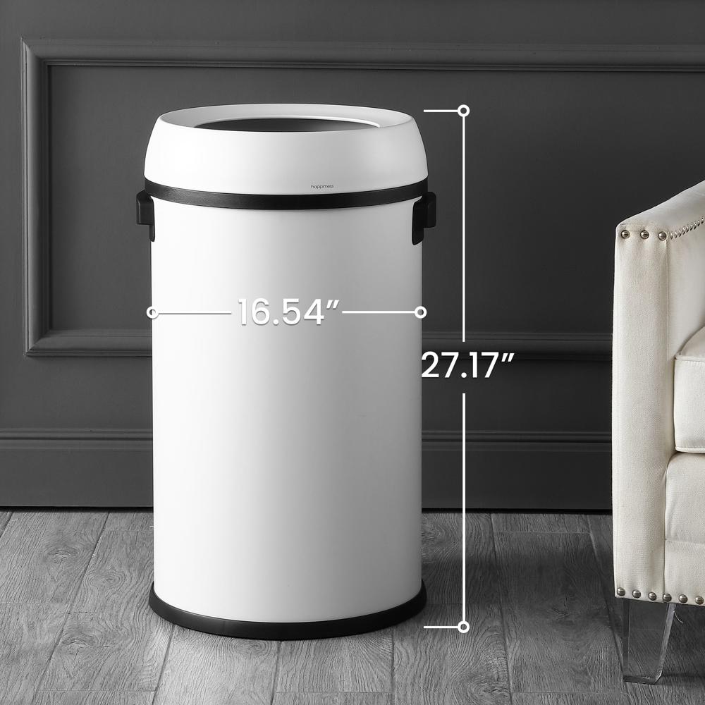 Chuck 65 Liter/17.2 Gallon Kitchen/Office Trash Can - Happimess