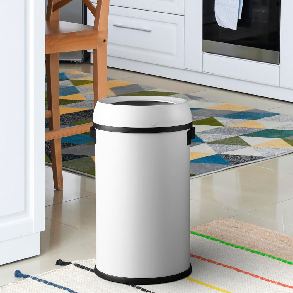 Chuck 65 Liter/17.2 Gallon Kitchen/Office Trash Can - Happimess