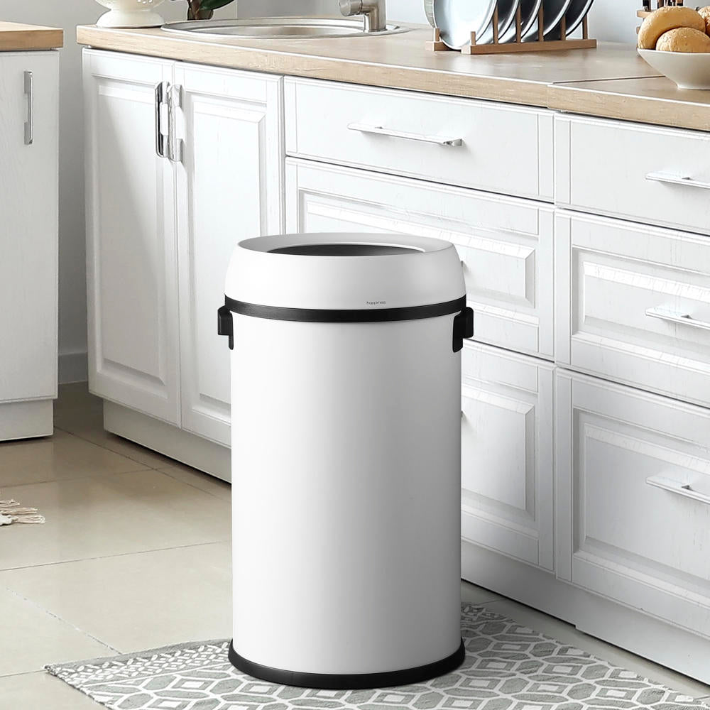 Chuck 65 Liter/17.2 Gallon Kitchen/Office Trash Can - Happimess