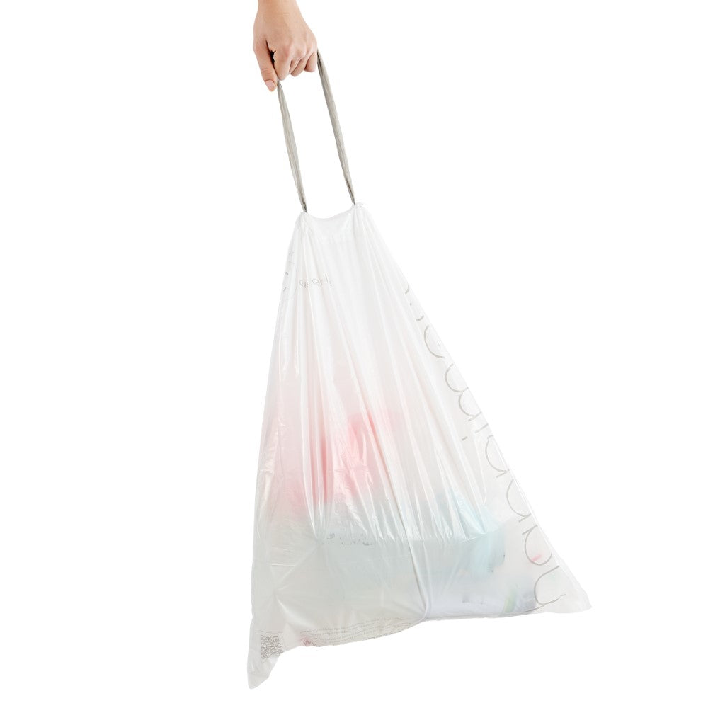 Trash Bags 20l, Handy Bag 45x50cm With Drawstring 75 Pieces, Tear